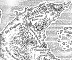 Sky Kingdom close up on the map of Pyrrhia.