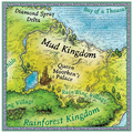 Map of the Mud Kingdom from A Guide to the Dragon World, by Mike Schley