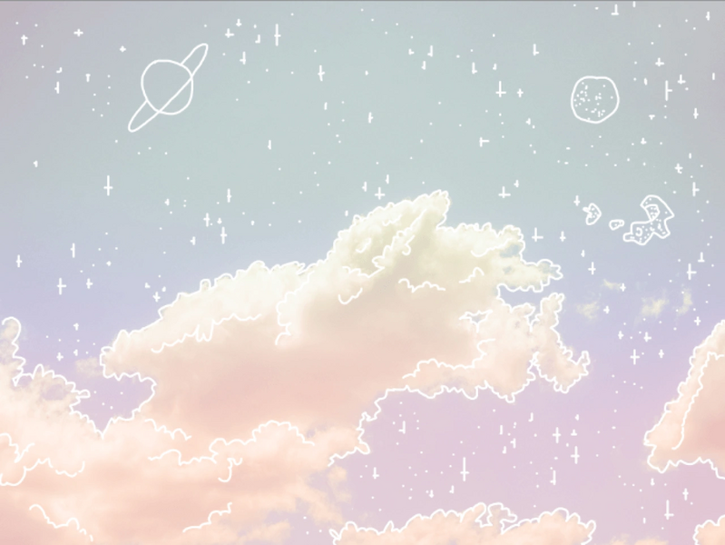 File:Aesthetic Pastel Cloud Wallpaper.png