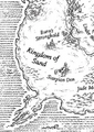 The Kingdom of Sand on the map of Pyrrhia, by Mike Schley