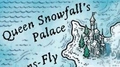 The IceWing Palace on the Ice Kingdom map from A Guide to the Dragon World, by Mike Schley