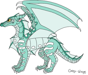 Wings of fire seawing dragon base by grey wings-da6lsktransparent.png