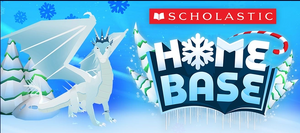 Snowfall on Scholastic Home Base's 2020 winter event
