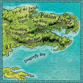 Map of the Poison Jungle from A Guide to the Dragon World, by Mike Schley