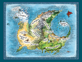 Colored map of Pyrrhia (books 6-10), by Mike Schley