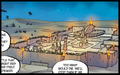 The SandWing stronghold from The Brightest Night (graphic novel), by Mike Holmes