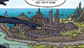 The lost city of night from Talons of Power (graphic novel), by Mike Holmes