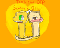 My main Trash Can OTP, Sunny x Qibli XD