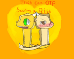 Trash Can OTP Sunny x Qibli XD