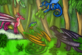 dragonets in the rainforest kingdom