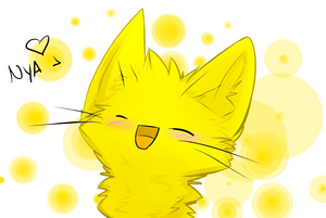Yellow cat by xblackice-d5r0oh5.png