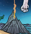 Agate Mountain from Escaping Peril (graphic novel), by Mike Holmes