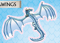 Riptide from Official Wings of Fire Stickerpedia, by Brianna C. Walsh
