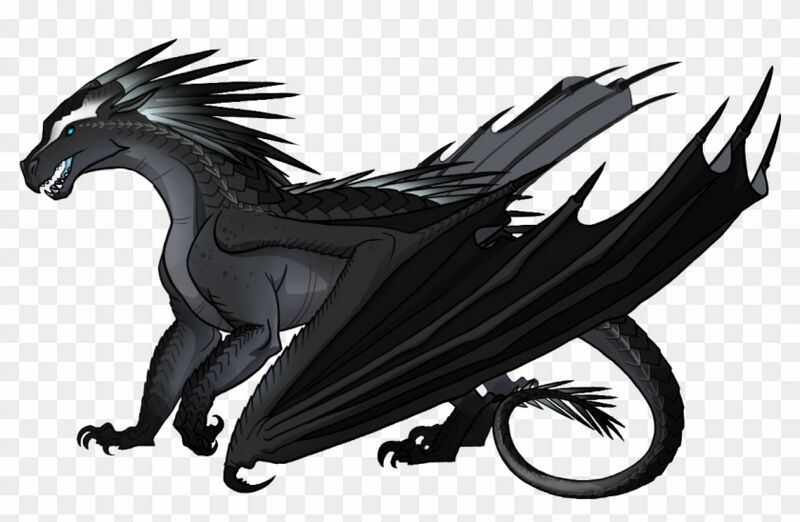 File:69-691597 icewing-wings-of-fire-black-png-download-transparent png.jpg