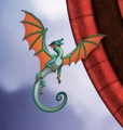Glory, as seen on the cover of “Wing of Fire: A Guide to the Dragon World”