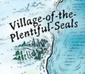 The Village-of-the-Plentiful-Seals on the Ice Kingdom map from A Guide to the Dragon World, by Mike Schley