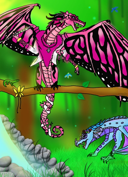 File:Azalea and Agapathus .png