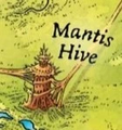 Mantis Hive on the Hive map from A Guide to the Dragon World, by Mike Schley