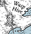Wasp Hive on the map of Pantala, by Mike Schley