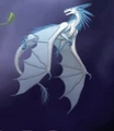 Winter, as seen on the cover of “Wings of Fire: A Guide to the Dragon World”