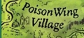 The PoisonWing village on the Poison Jungle map from A Guide to the Dragon World, by Mike Schley