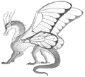 Silkwing lineart