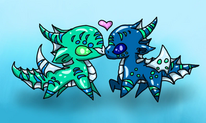 Chibi tsunami and riptide by chimmychinga-d5rflb5.png