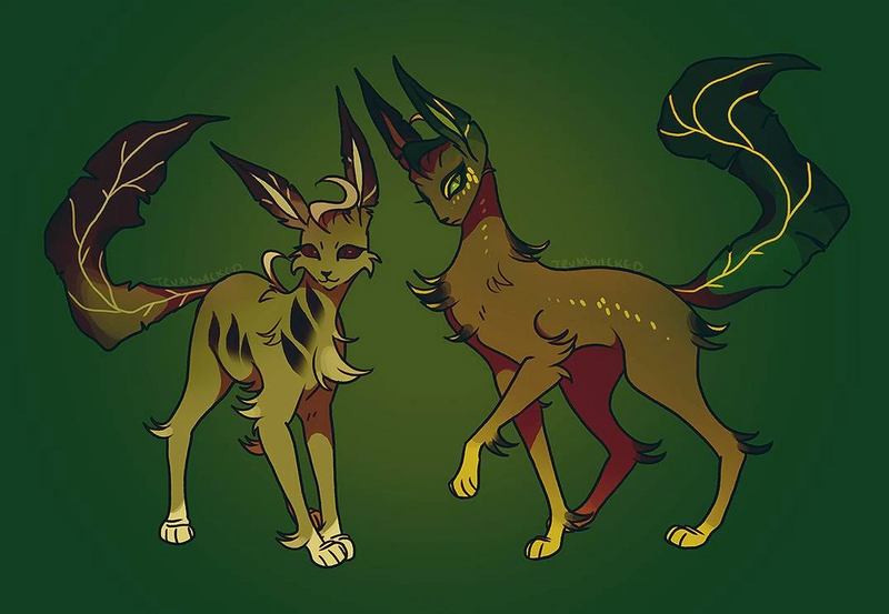 File:Leafeon willow and sundew by trunswicked ddehefx-pre.jpg