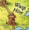 Wasp Hive on the Hive map from A Guide to the Dragon World, by Mike Schley